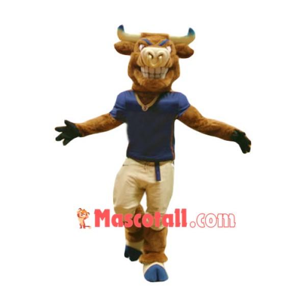 Power Sport Bull Mascot Costume