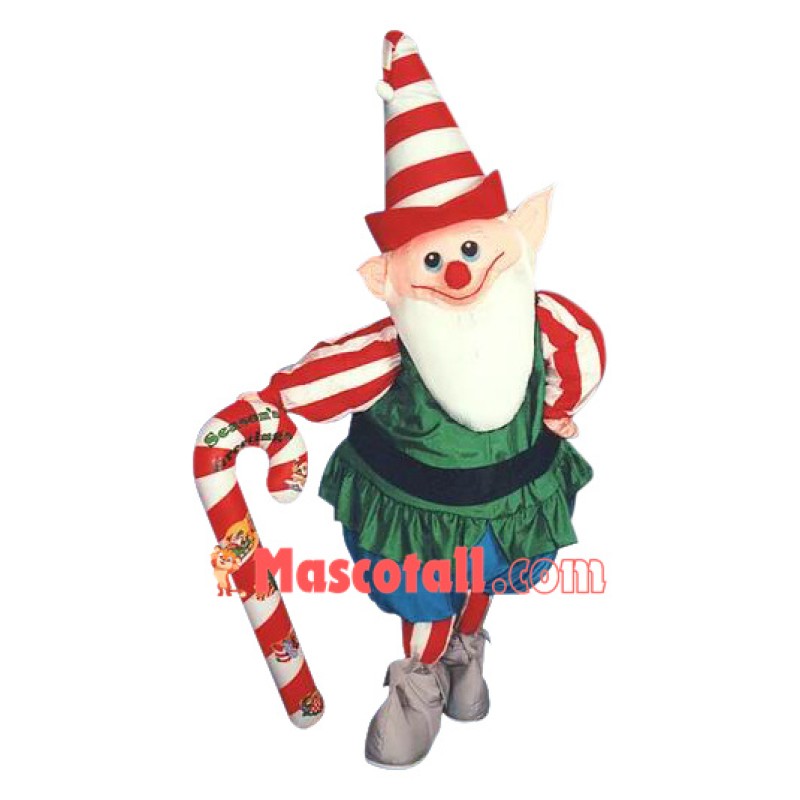 Happy Christmas Elf Mascot Costume
