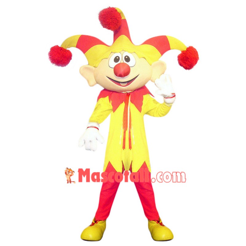 Jingle Jester Mascot Costume