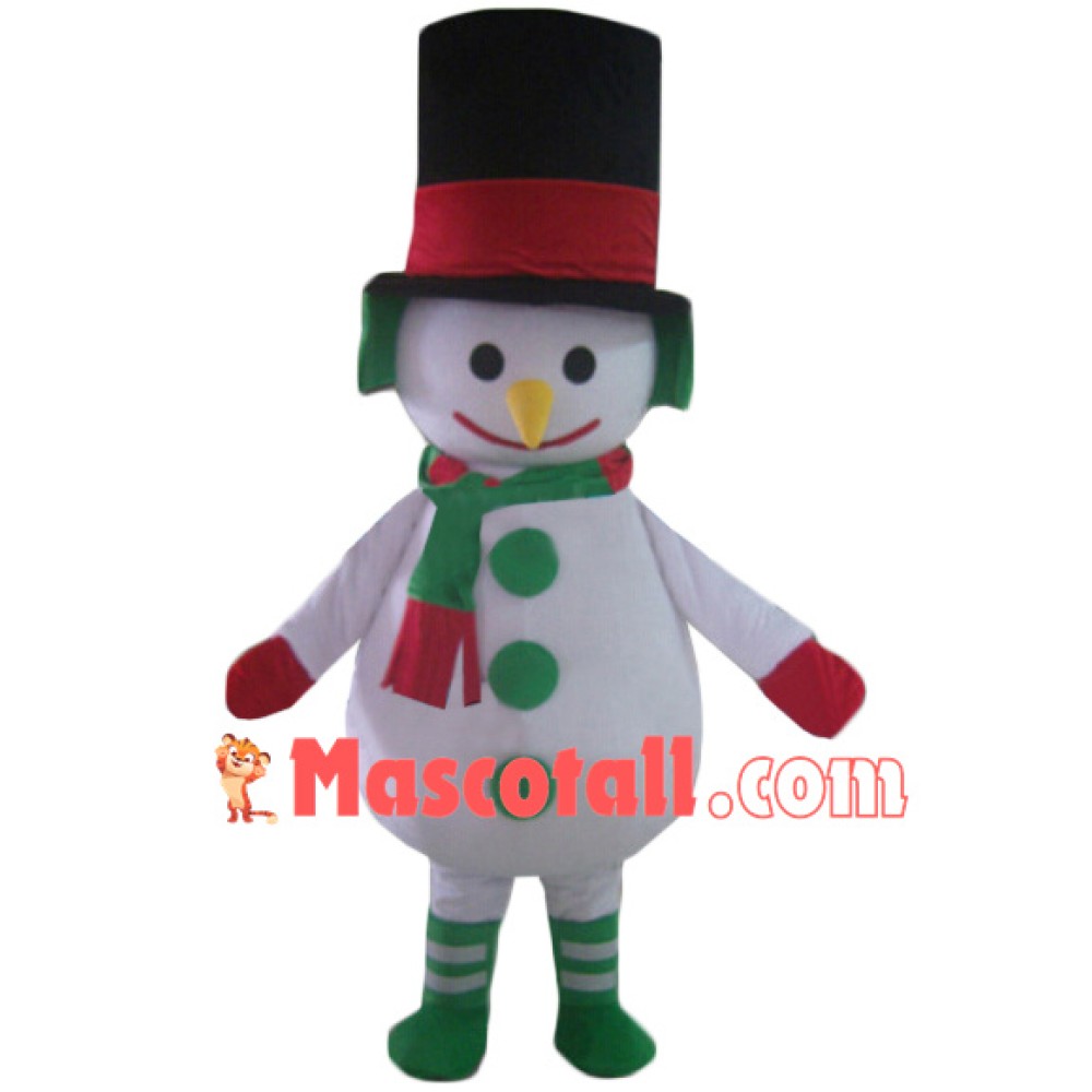 Affordable Lightweight Christmas Snowman Mascot Costume
