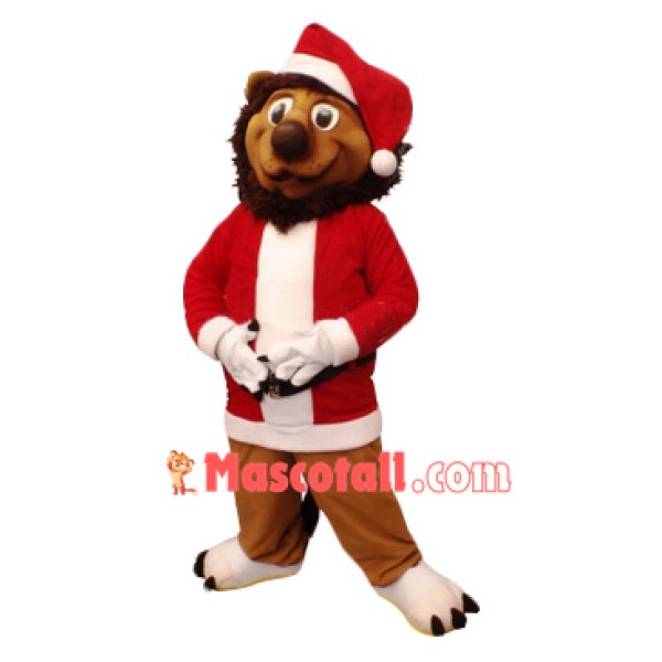 Christmas Lion Mascot Costume