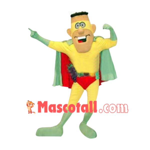 Funny Superman Mascot Costume