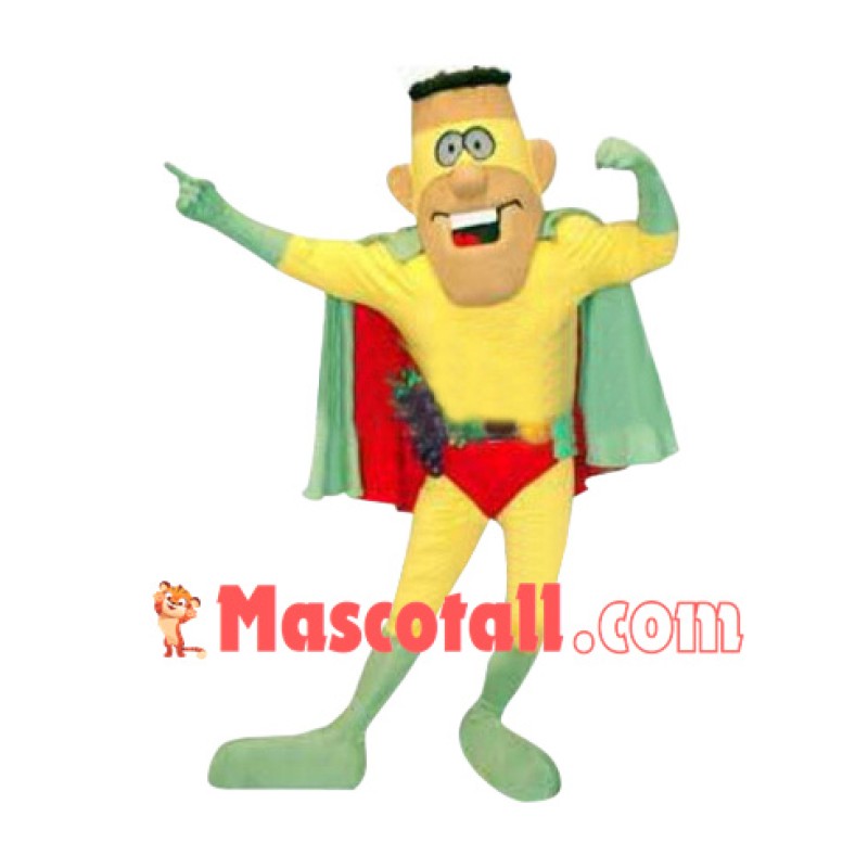 Funny Superman Mascot Costume