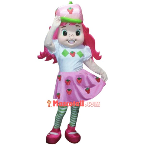 Strawberry Shortcake Mascot Costume