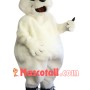 Superb Cute Polar Bear Mascot Costume