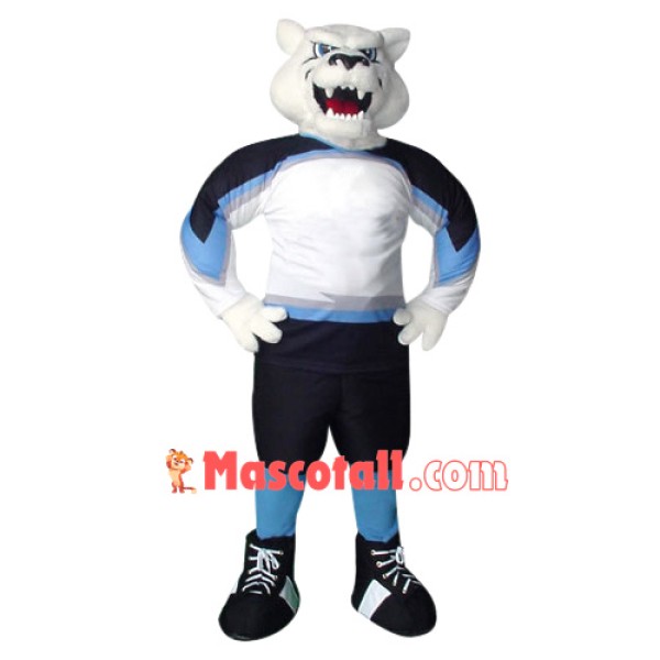 Superb Fierce Polar Bear Mascot Costume