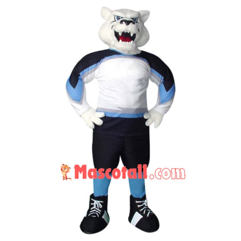 Superb Fierce Polar Bear Mascot Costume