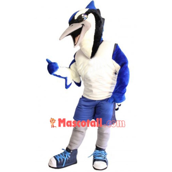 Sport Blue Jay Mascot Costume