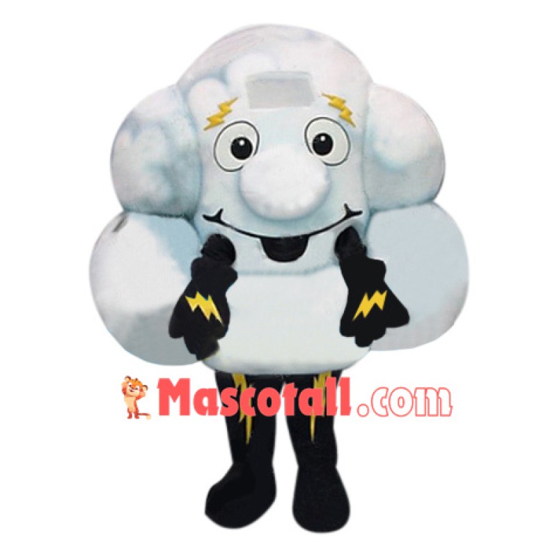 Lightning Cloud Mascot Costume