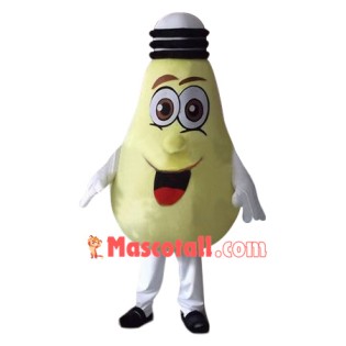 Big Yellow Lamp Mascot Costume