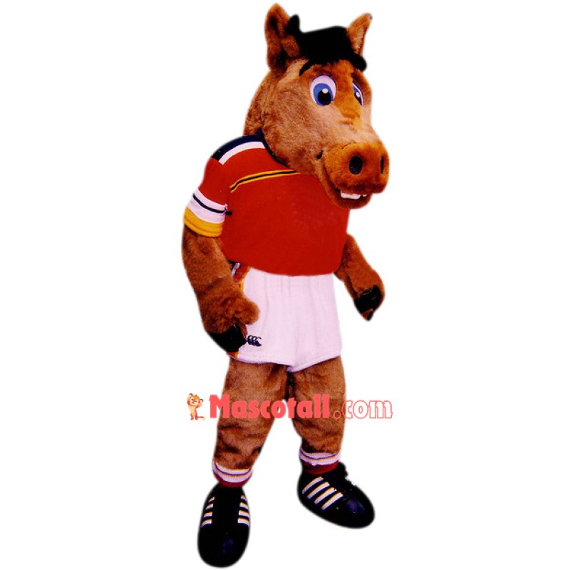 College Sport Mustang Mascot Costume