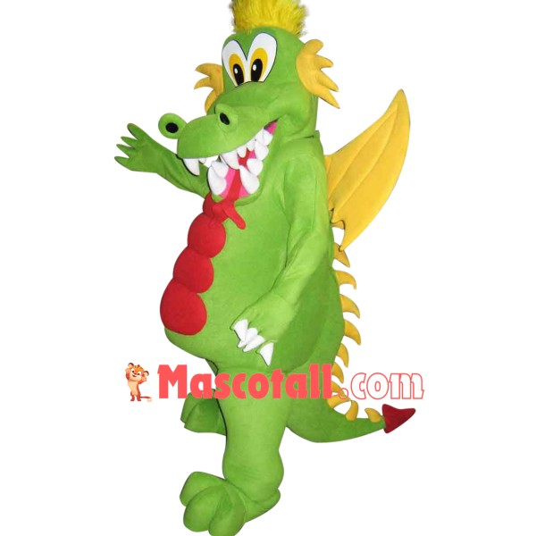 Superb Happy Dragon Mascot Costume