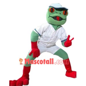 Superb Sport Frog Mascot Costume