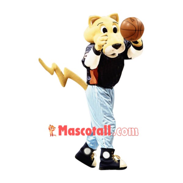 Lightning Leopard Mascot Costume