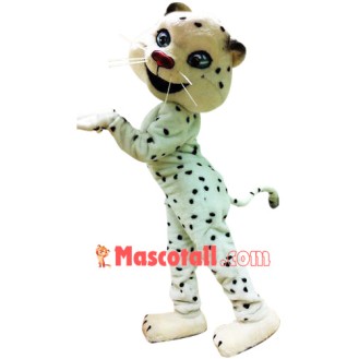 Superb Snow Leopard Mascot Costume