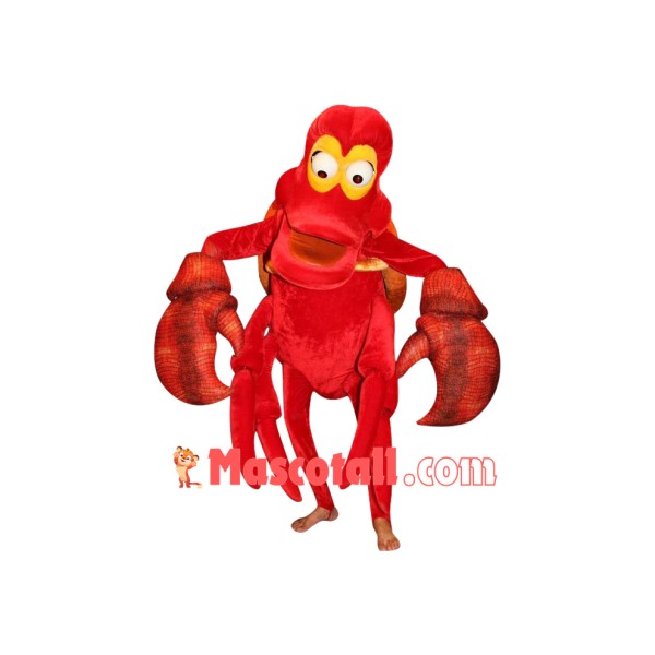 Superb Red Crab Mascot Costume