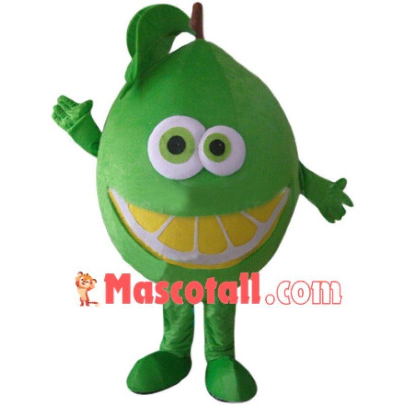 Green Orange Mascot Costume