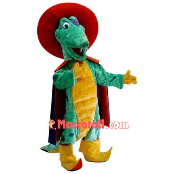 Funny Alligator Mascot Costume