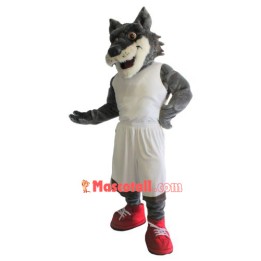 Power Sport Wolf Mascot Costume