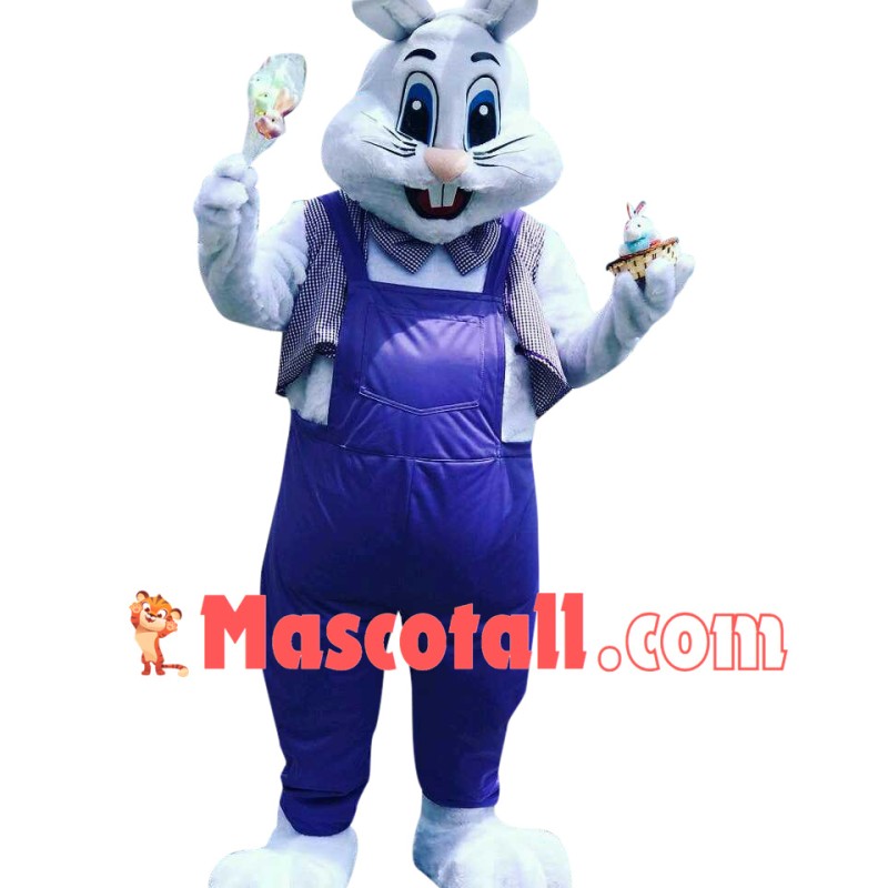 Superb Lightweight White Rabbit Mascot Costume