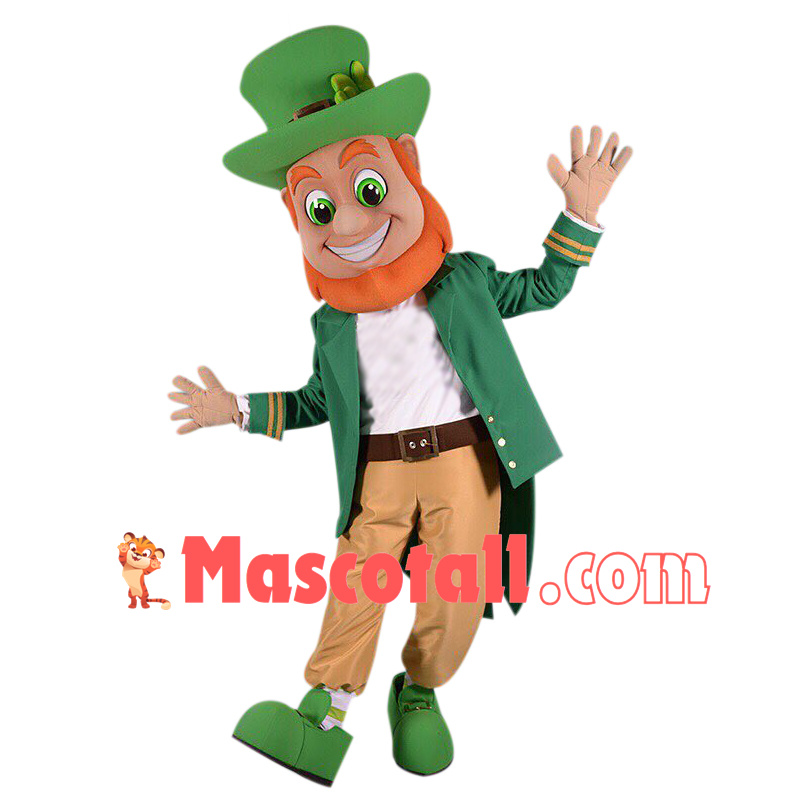 Superb Leprechaun Mascot Costume
