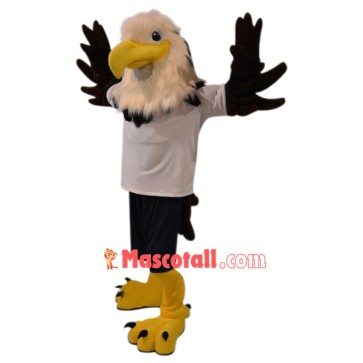 Superb Realistic University Eagle Mascot Costume