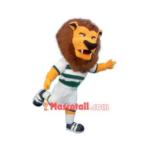 Superb Sport Lion Mascot Costume