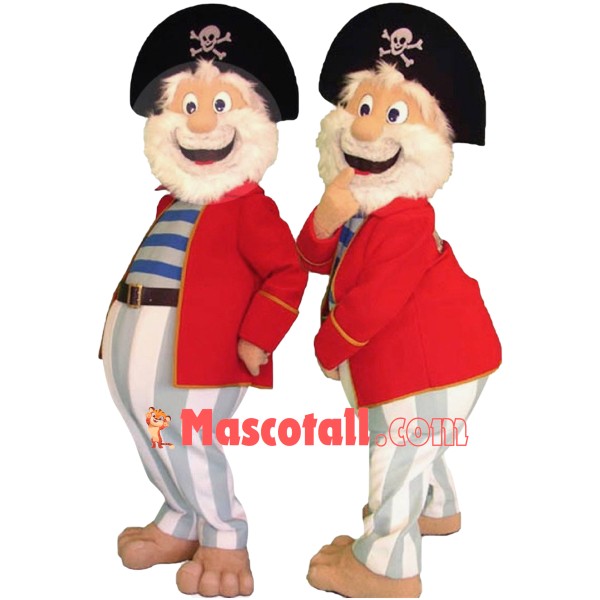 Kind Old Pirate Mascot Costume