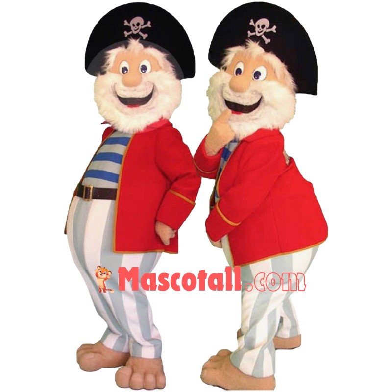 Kind Old Pirate Mascot Costume