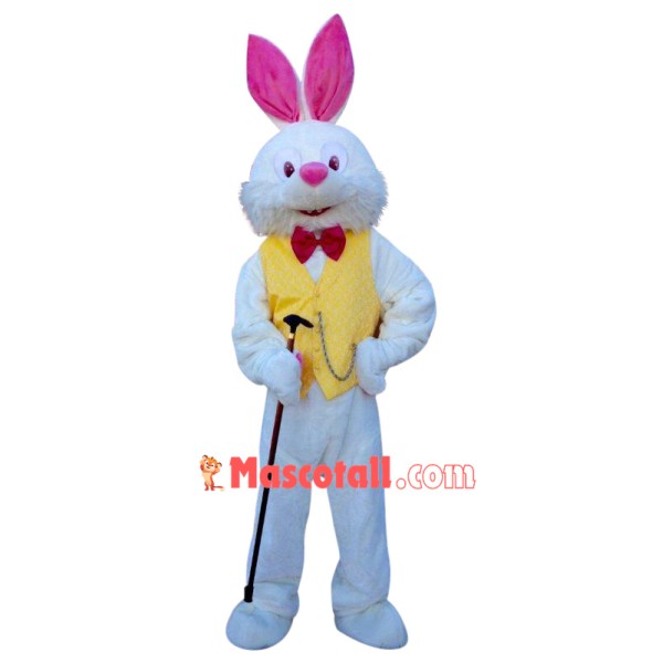 Deluxe Easter Bunny Mascot Costume