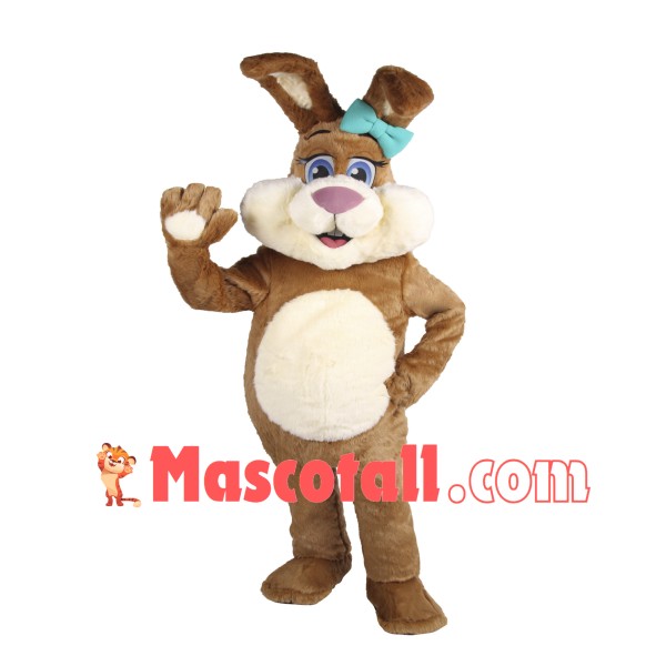 Easter Binky Bunny Mascot Costume
