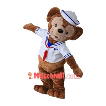 Navy Monkey Mascot Costume