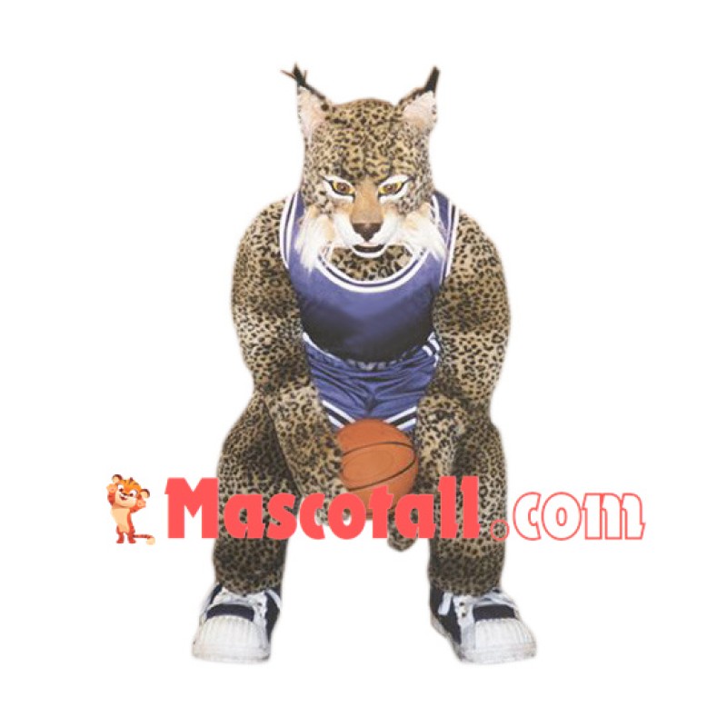 Superb College Bobcat Mascot Costume
