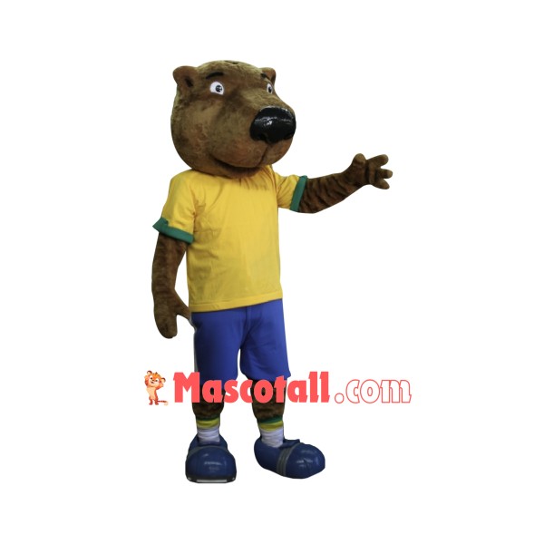 Sport Realistic Beaver Mascot Costume