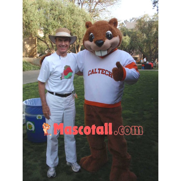Superb Friendly Beaver Mascot Costume