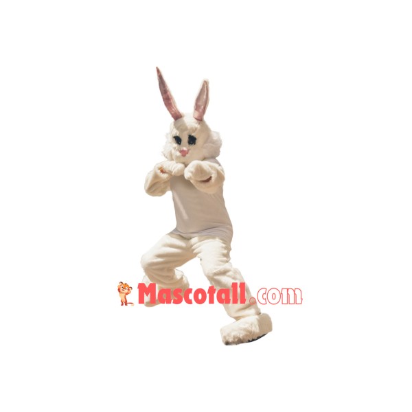Energetic Bunny Mascot Costume