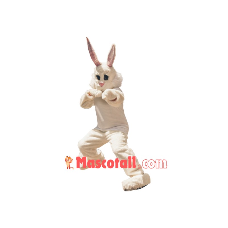 Energetic Bunny Mascot Costume