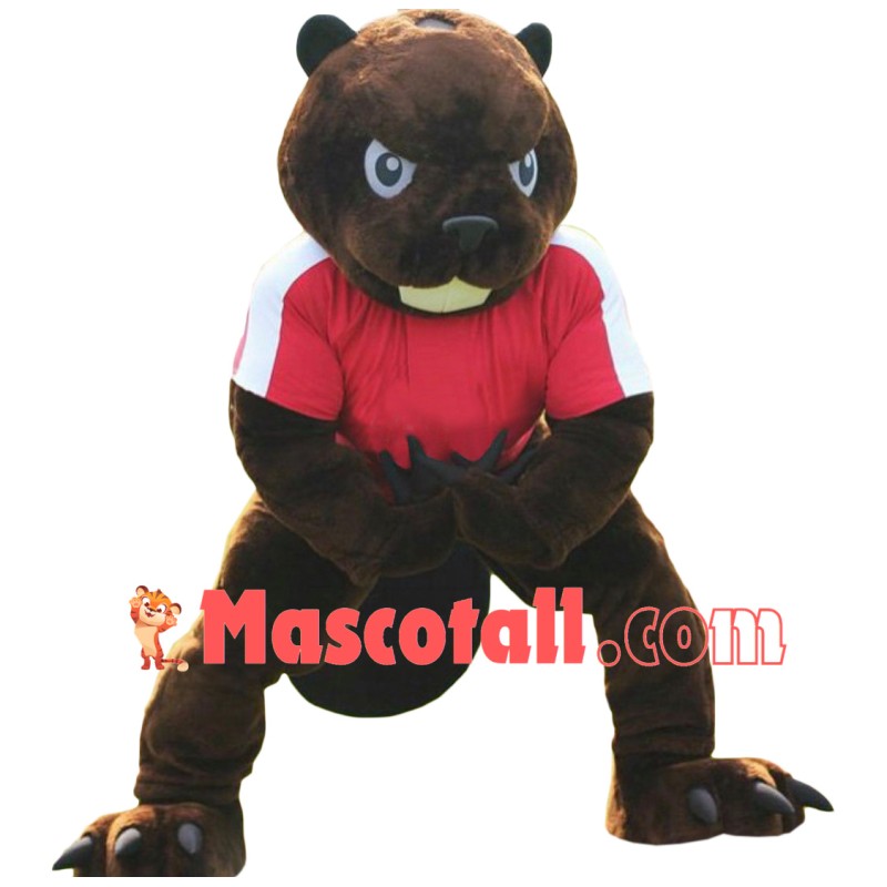 Fierce Beaver Mascot Costume