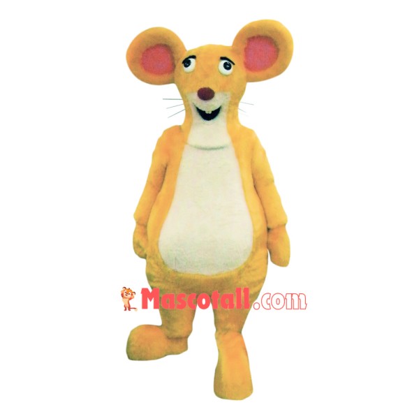 Yellow Mouse Mascot Costume