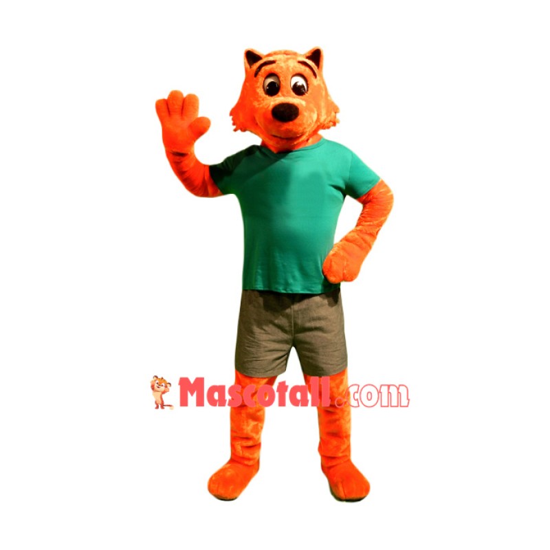 Superb Orange Cat Mascot Costume