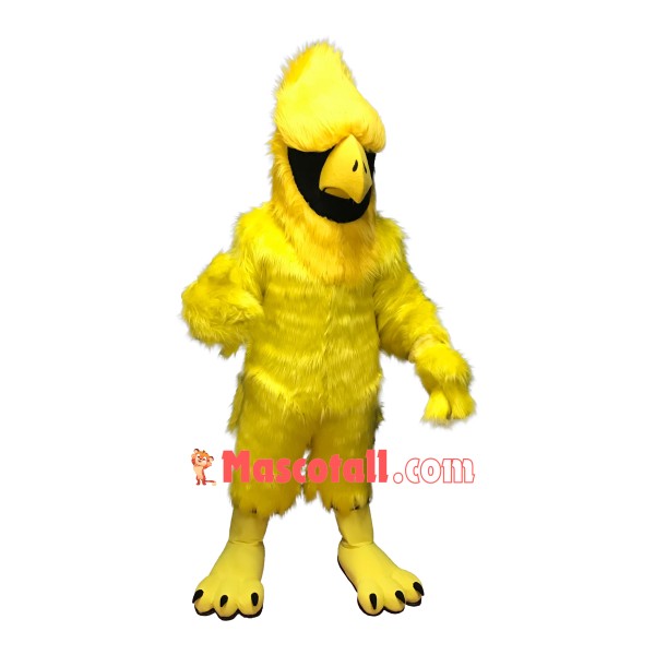 Fierce Yellow Bird Mascot Costume
