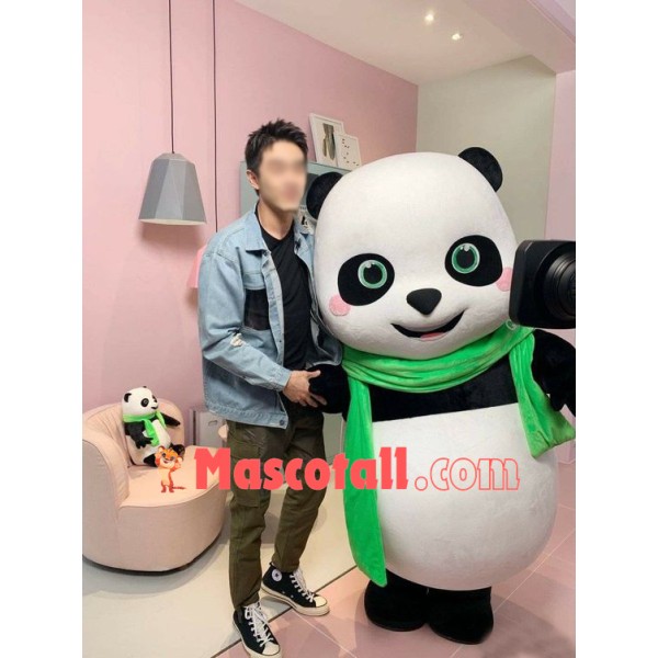 Superb Happy Panda Mascot Costume
