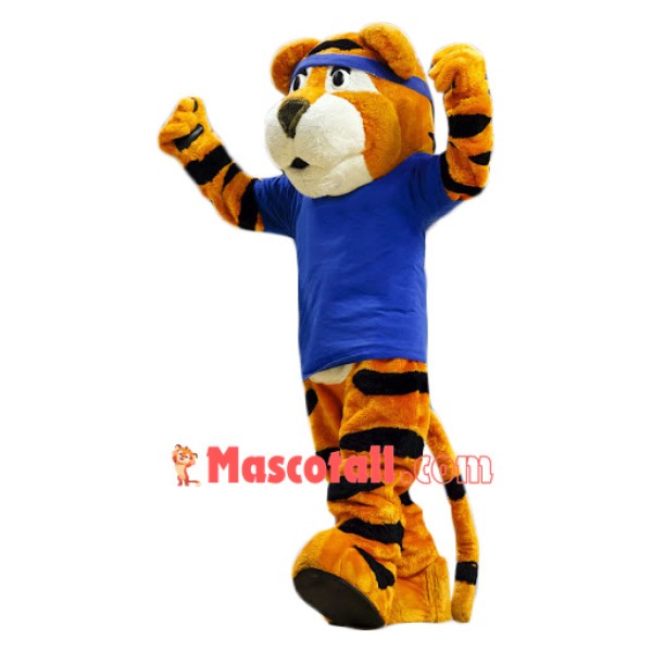 Superb School Sport Tiger Mascot Costume