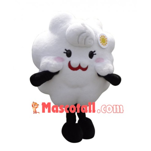 White Cloud Mascot Costume
