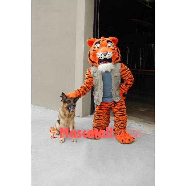 Superb Power Tiger Mascot Costume