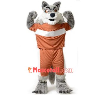 Superb Power Wolf Mascot Costume