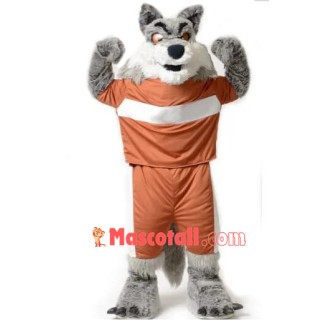 Superb Power Wolf Mascot Costume