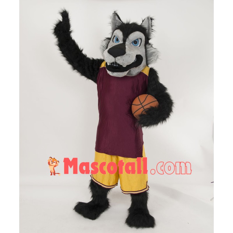 Power Sport Lightweight Wolf Mascot Costume