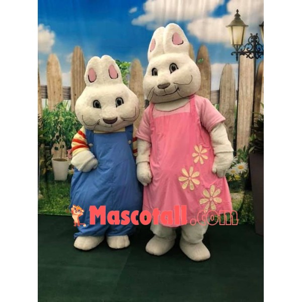 Max & Ruby Bunny Mascot Costume