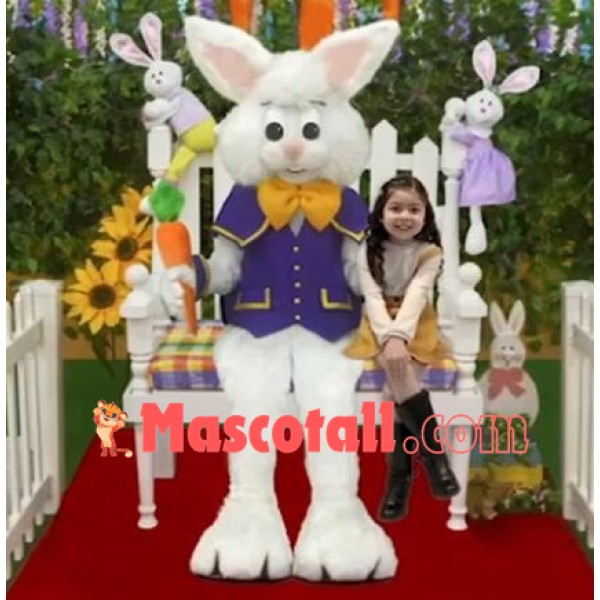 Super Cute Easter Bunny Mascot Costume
